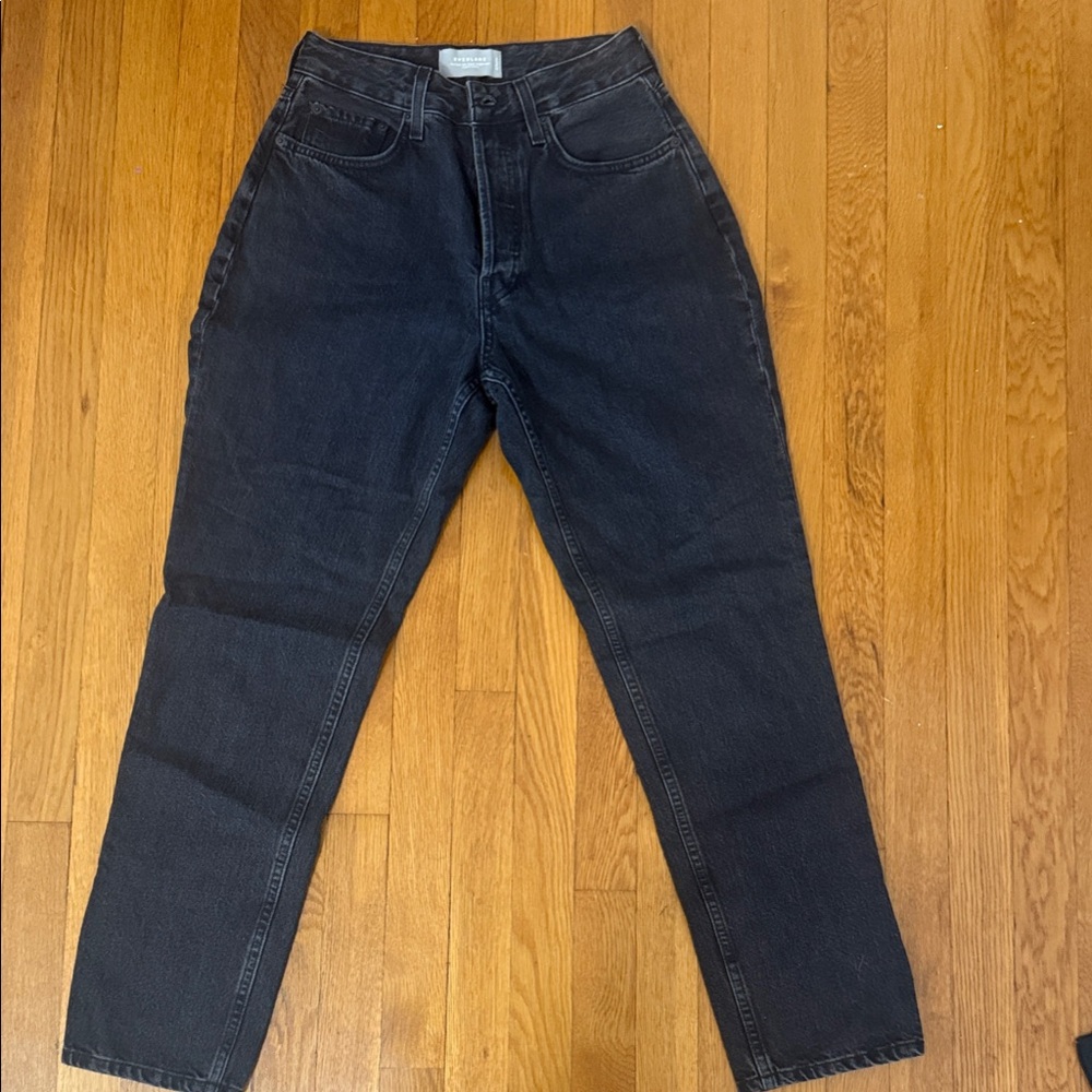 Everlane Women's Straight Jeans in Dark Blue